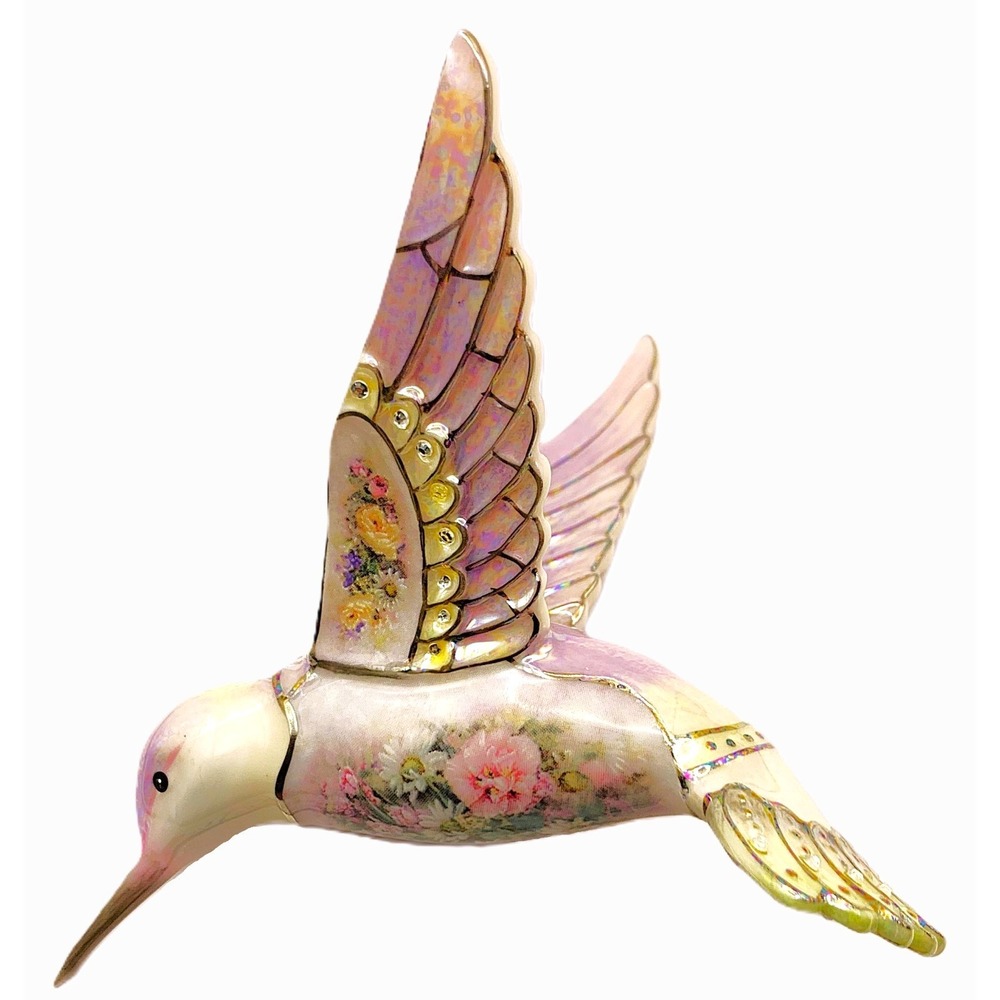 Lena Liu's Precious Jewels AMETHYST JEWEL Hummingbird Bradford LE Retired  2004